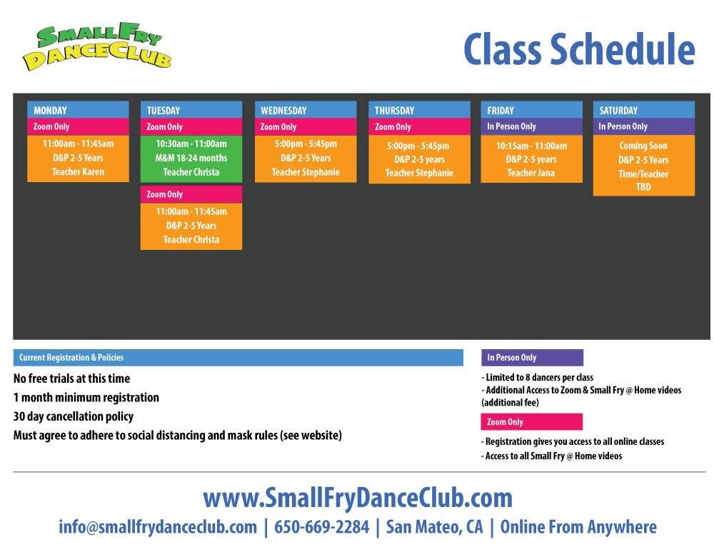 October Schedule October Schedule