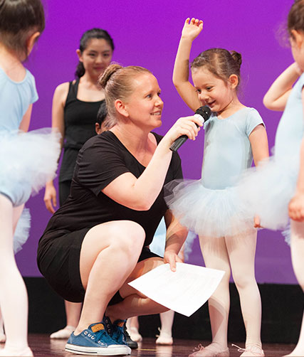 Ballerina On Stage